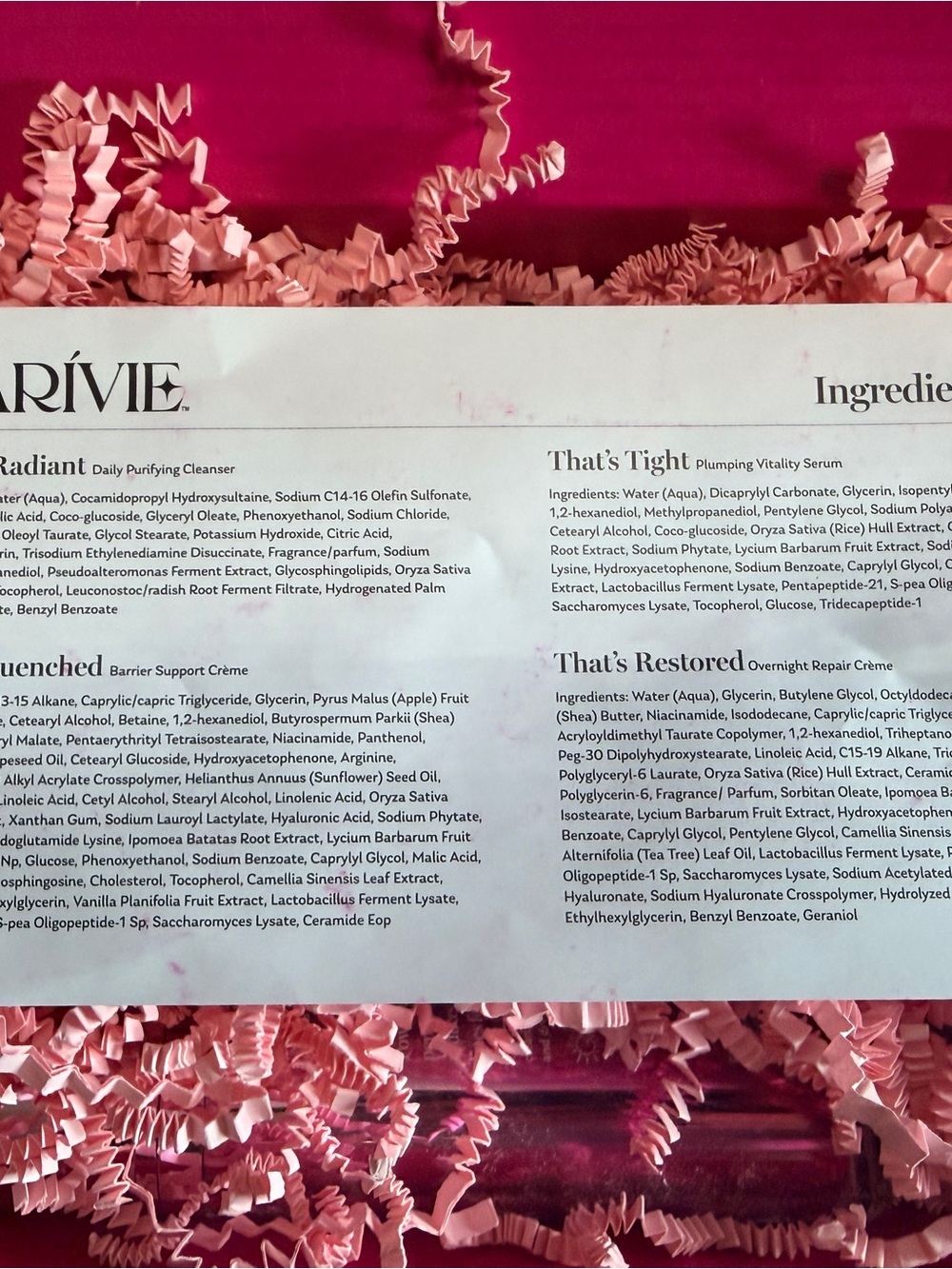 Parivíe That's Radiant Skincare Set - Pink - Picture 3 of 6